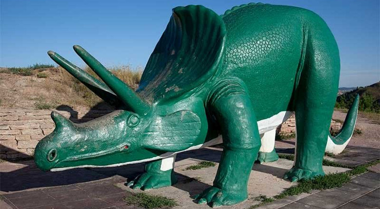 Triceratops at Dinosaur Park Rapid City