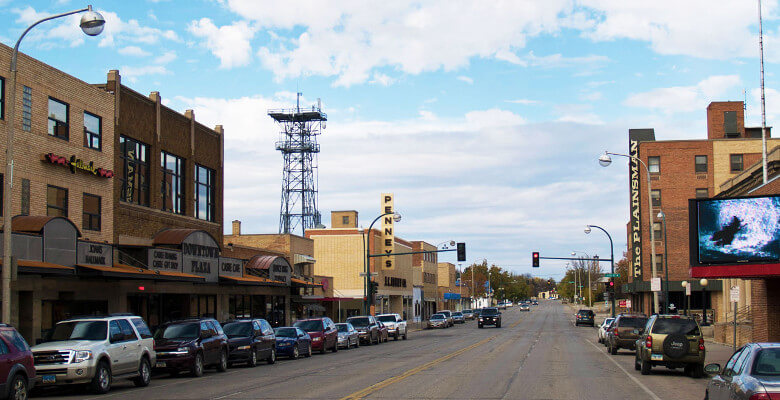Downtown Williston North Dakota