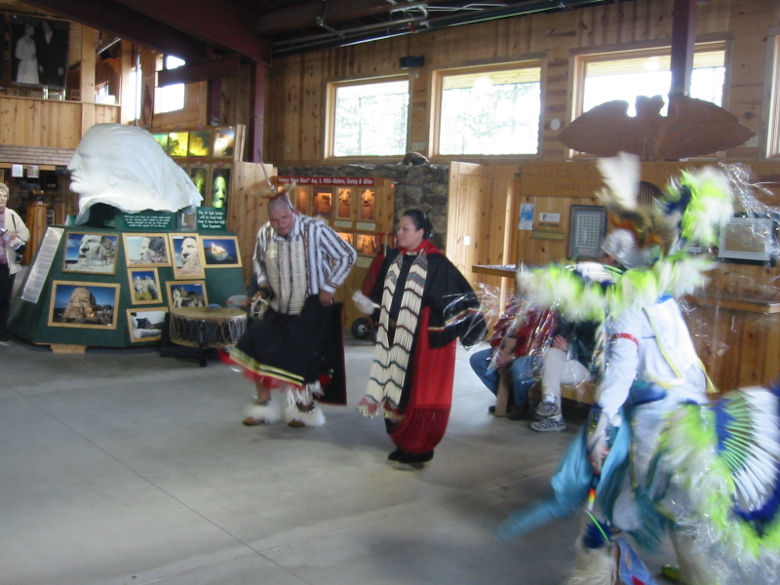 Indians Dancing at Crazy Horse Memorial