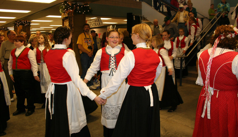 Norsk Hostfest Bunad Dancers North Dakota